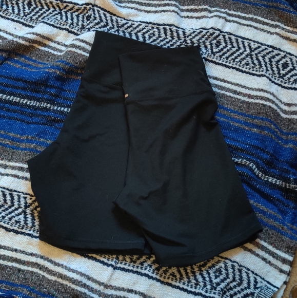 aerie chill high waisted bike short